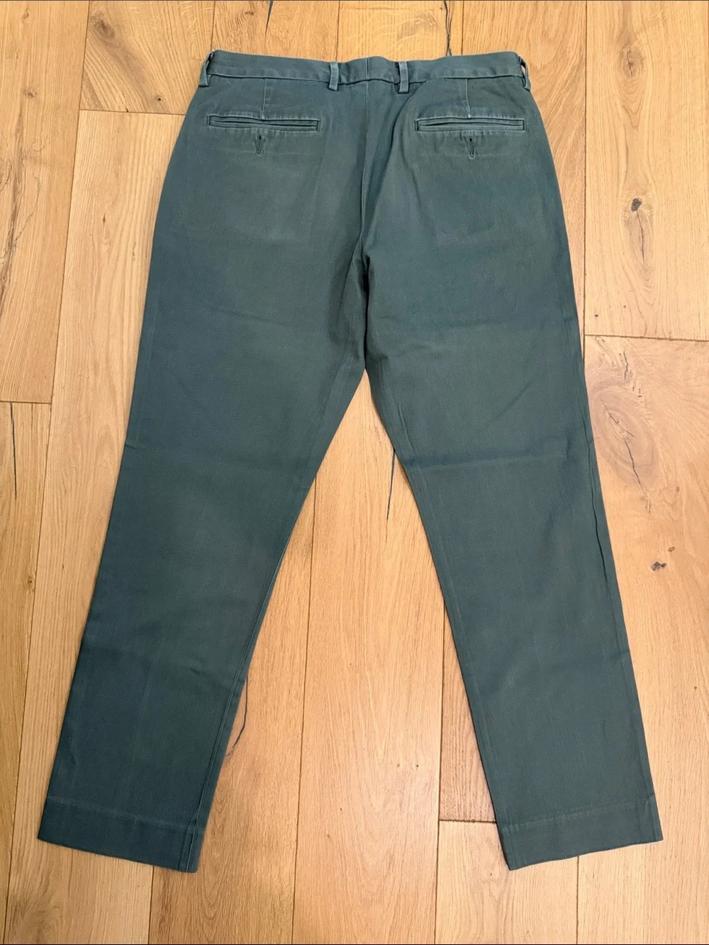 J. Crew Slim Bowery Men's Chinos in Forest Green